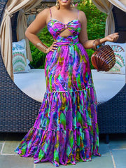 Indiebeautie – Bedrucktes Camisole-Kleid