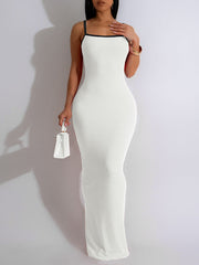 Kontrastierendes Camisole-Kleid