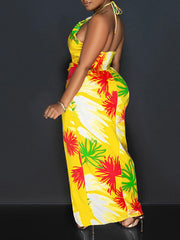 Indiebeautie – Bedrucktes Neckholderkleid