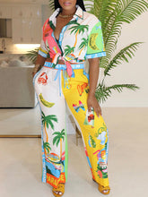 Bedrucktes Set aus Hemd und Hose