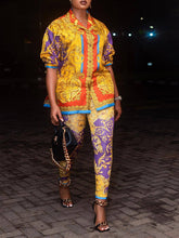 Bedrucktes Set aus Hemd und Hose