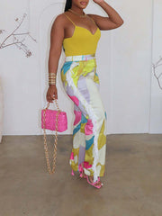 Indiebeautie – Hose mit Fransen-Kombimuster