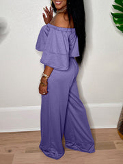 Schulterfreies 2-teiliges Set