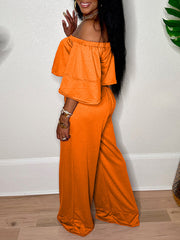 Schulterfreies 2-teiliges Set