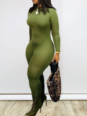 indiebeautie Solid Skinny Jumpsuit