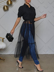 indiebeautie Tulle Combo Tunic