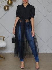 indiebeautie Tulle Combo Tunic