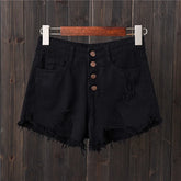 Emilia Denim-Baumwollshorts