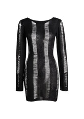 MAIN BABE CROCHET MINI DRESS