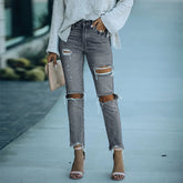Slim Slimming Ripped Jeans