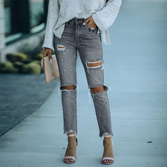 Slim Slimming Ripped Jeans