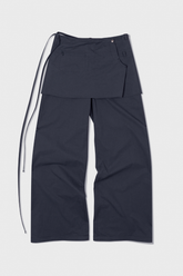 Iyla False – Zweiteilige Fransenhose in Schwarz