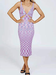 Trendiges Korsett-Top mit V-Ausschnitt, Nadelstreifen und Knöpfen