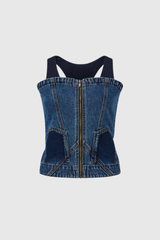 Kavya Deconstruct Denim Top