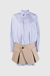 Keilani – Gestreiftes, zweiteiliges Minikleid