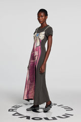 Kylee Maxikleid mit Perlen und Schleife