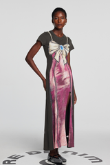 Kylee Maxikleid mit Perlen und Schleife