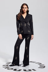 Lachlan Hosenset mit Strass-Revers