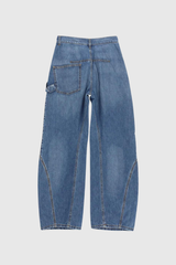 Asymmetrische Jeans Laney Pocket