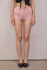 Love – Mehrfarbige Jeans in Rosa