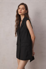 Rückenfreies Anzugwestenkleid Madisyn