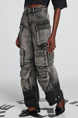 Milana Hayley Cargo-Jeans mit Taschen