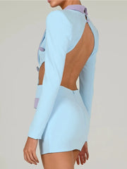 Blazerkleid mit Cut-outs