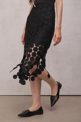 Mya Maxirock mit Fransen