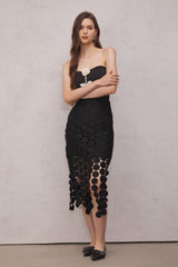 Mya Maxirock mit Fransen