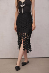 Mya Maxirock mit Fransen