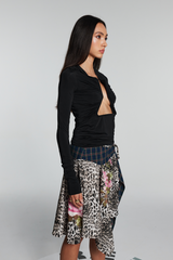 Scout Hollow Ruch Bodycon-Oberteil