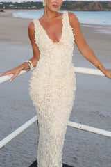 Slit Suspender Casual Loose Dress