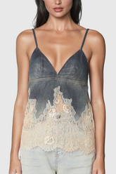 Spaghettitop aus Spitze von Oaklee