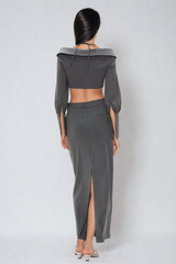 Ojasvi – Neckholder-Set mit Blumenmuster