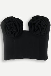 Peyton Flower Bustier-Bandage-Top