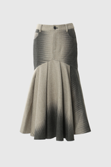 Meerjungfrauenrock mit Phönix-Print