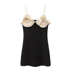 Blumen-Slip-Kleid