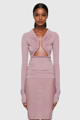 Scout – Figurbetontes Oberteil mit Hohlrüschen und Rosa