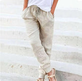 Tasha | Baumwoll-Leinen-Hose