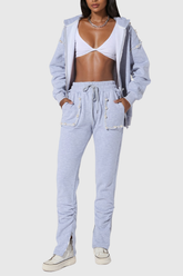 Sidney Pearl – Hosenset mit Rüschen und Schnürung