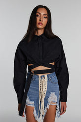 Tallulah Oberteil mit gekreuzter Hohlschnalle