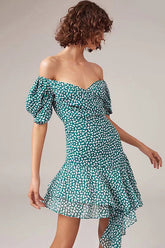 Wonderful You – Minikleid mit Rüschen und Shivering-Print