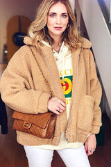 See Me Now Oversize-Mantel aus Kunstpelz – 2 Farben