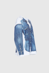 Oberteil mit Vedika-Illusionsdruck