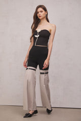 Willow – Deconstruct-Hose in Beige