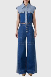 Winona Split Ärmelloses Set