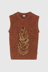 Xiomara – Oberteil mit Hohlkette und Verzierung