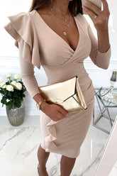 Who's That Girl Partykleid mit Rüschendekor