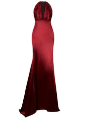 Wandelbares Maxi-Satinkleid FT5035