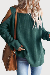 Lässige, einfarbige Oberteile mit ausgehöhltem, quadratischem Kragen